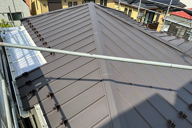 修繕後屋根
